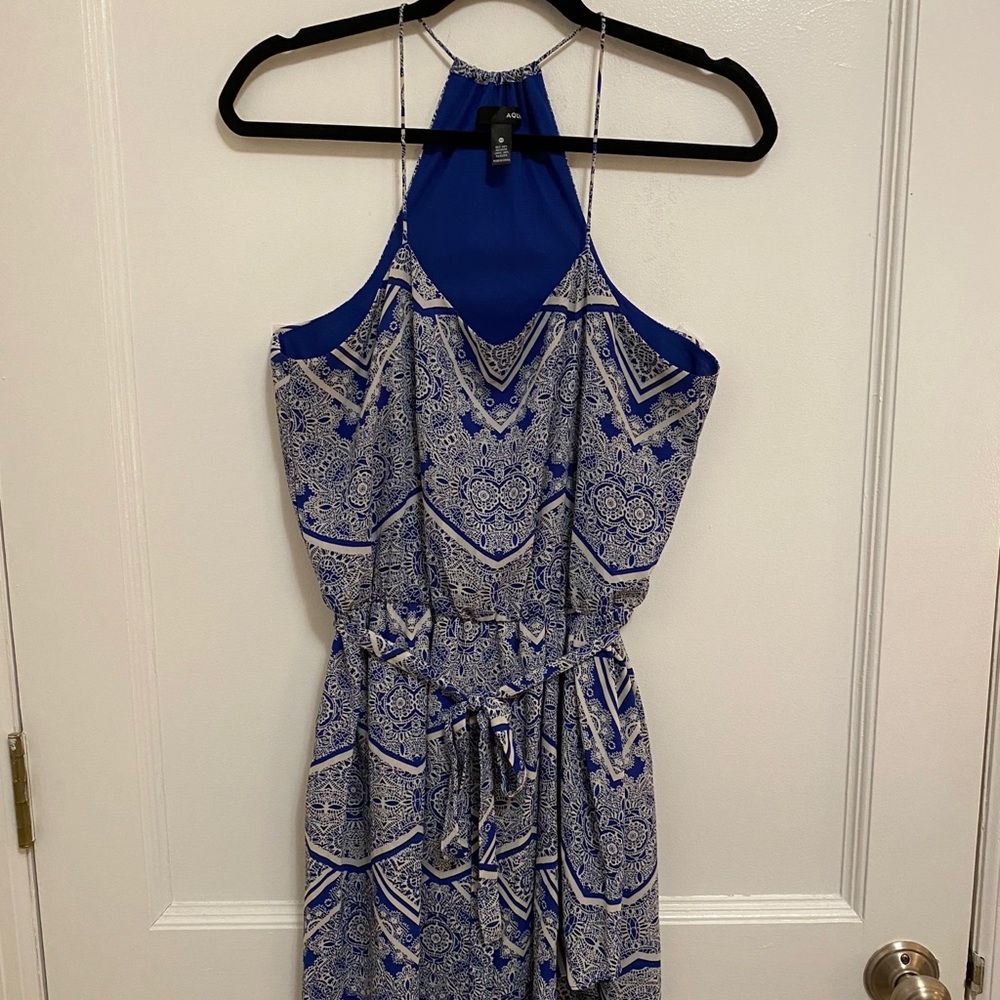 Aqua Blue Racerback Dress